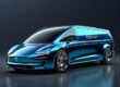 unreveiling the display of tesla robovan